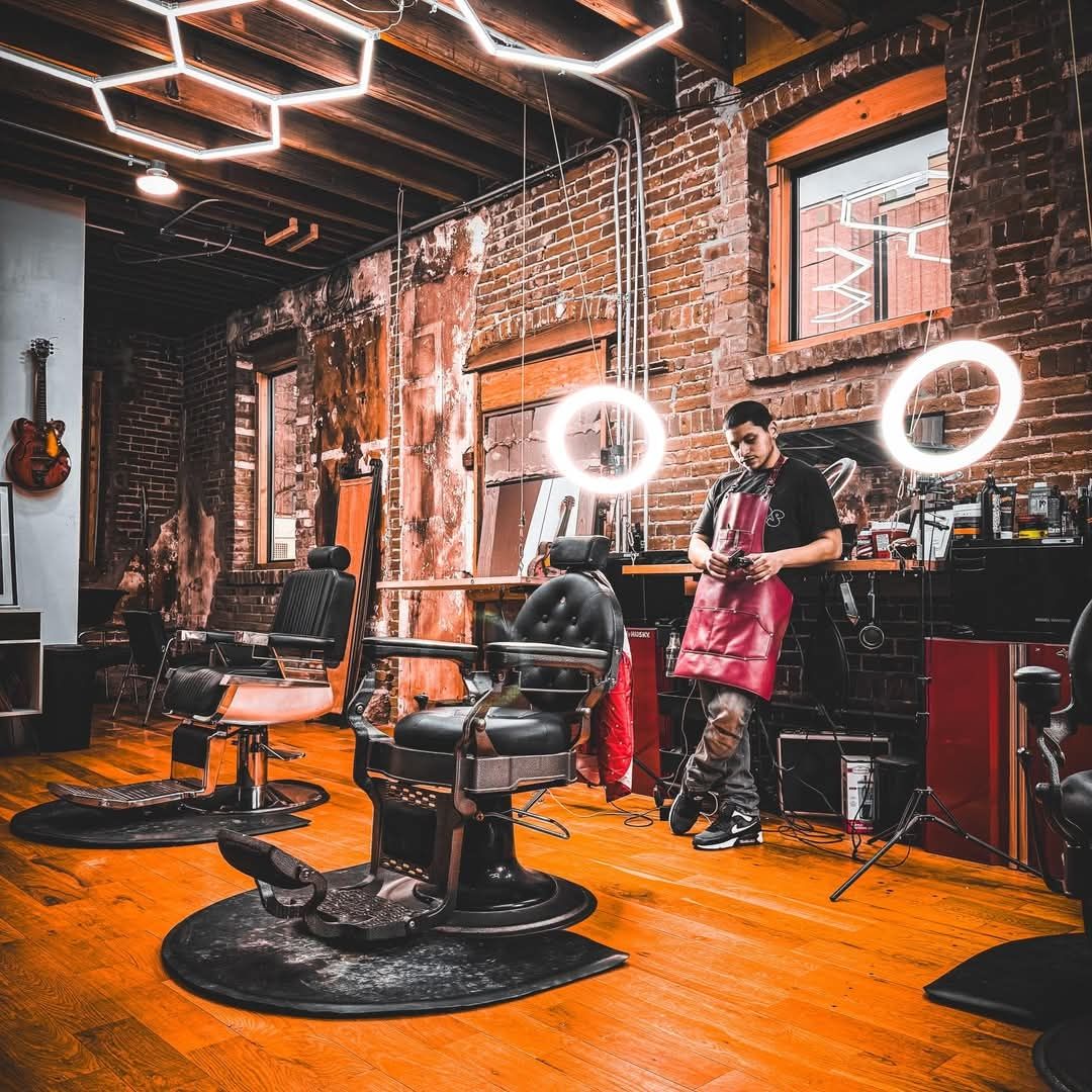 Whiskey Beard Barbershop.