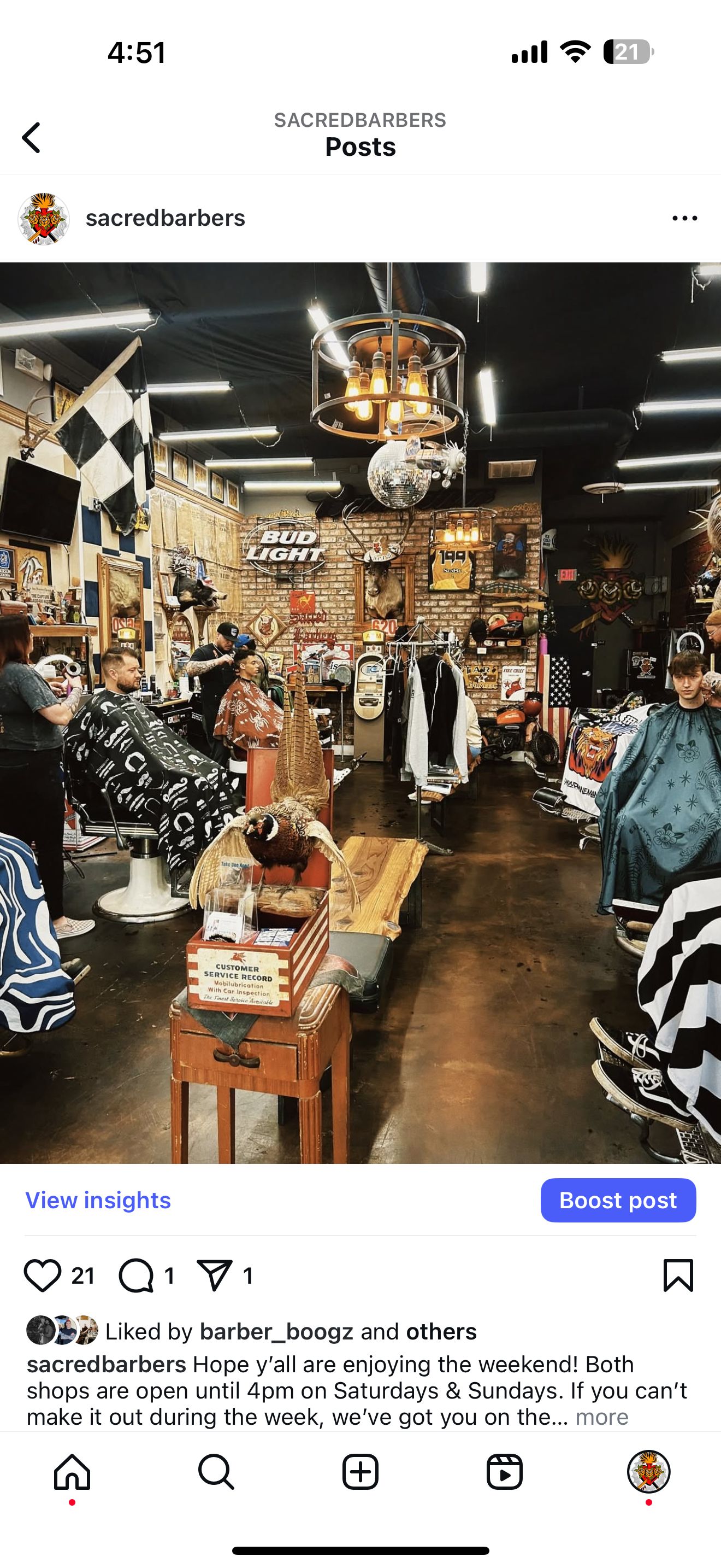 Sacred Barbers - Arden