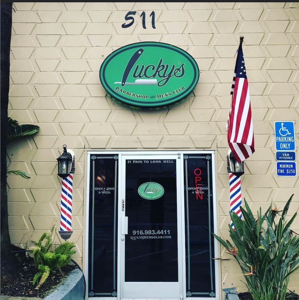 Lucky’s Barbershop and Men’s Club (Folsom)